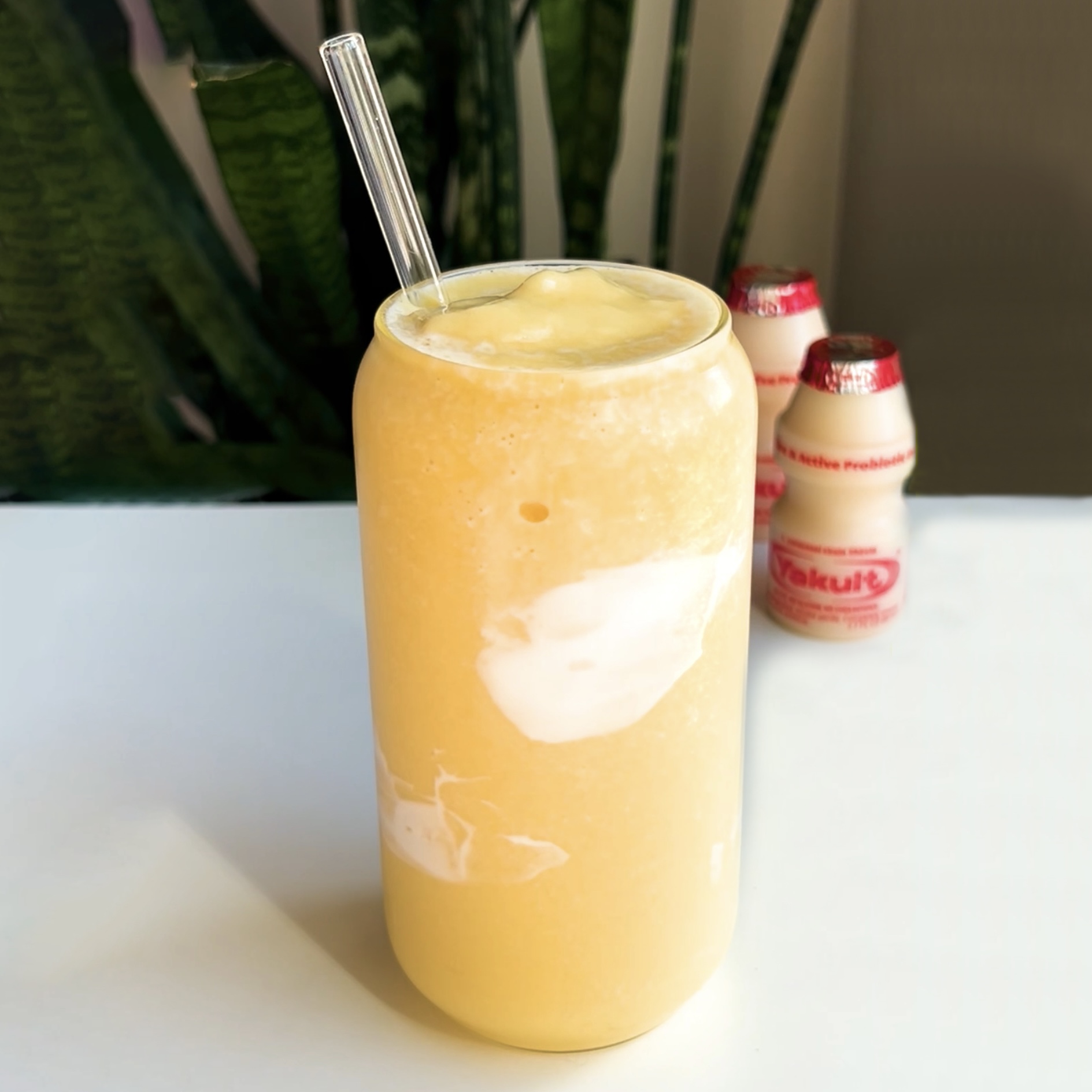 Mango Yakult Protein Smoothie recipe Yakult USA